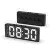 HD Ayna LED Dijital Çalar Saat Ses Kontrolü Erteleme Fonksiyonu Çift Alarm Masası Saati Çift Alarm Saati Gece Modu Parlaklık