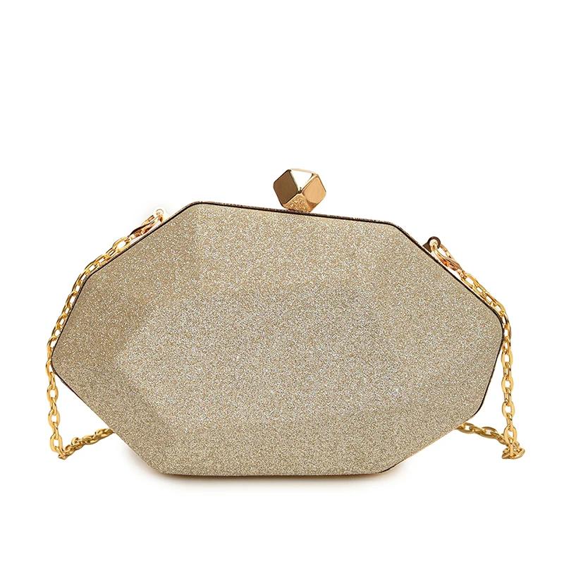 Acrylic Shoulder Bag with Chain Monochromatic Simple Elegant Mini Soft Versatile High Quality
