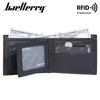 Baellerry Peněženky s ochranou proti RFID pro muže, držitel na vizitky, módní pánská peněženka