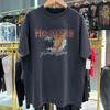 90er Hooters 'Hotwings' Gewaschenes T-Shirt Schwarz L