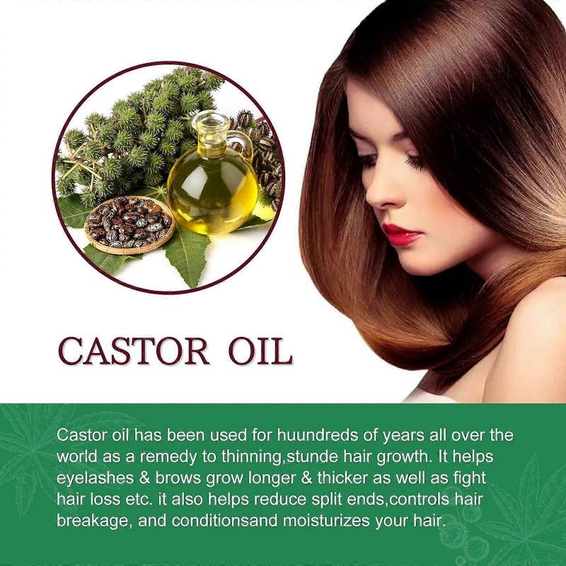 Jaysuing Hair Castor Oil Moisturizing Hair Care Hair Care Multi-Action Skin Care Serum