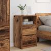 Nightstands 2 Pcs Reclaimed Wood Look 40 X 30 X 67 Cm Engineered Wood