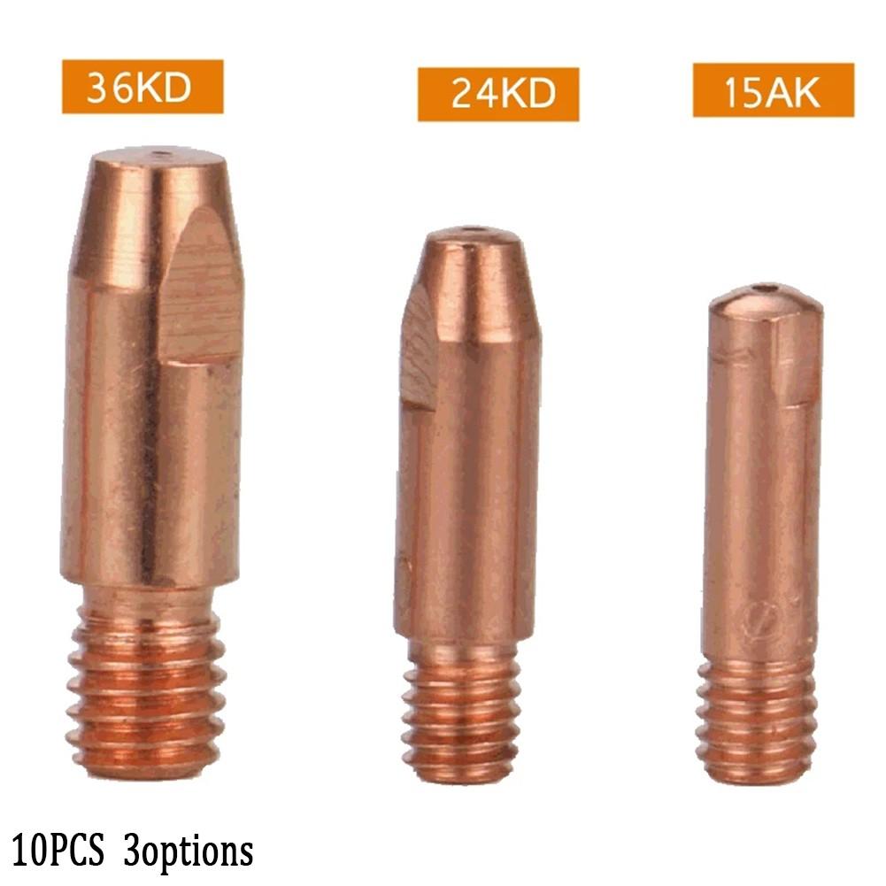 10pcs MIG Welding Nozzle Contact Tips Gas Diffuser Connector Holder Torch  0.8mm
