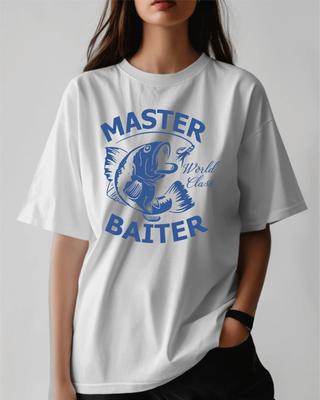 Master Baiter World Class TShirt, Fishing Lovers TShirt, Fishermen Birthday Gift