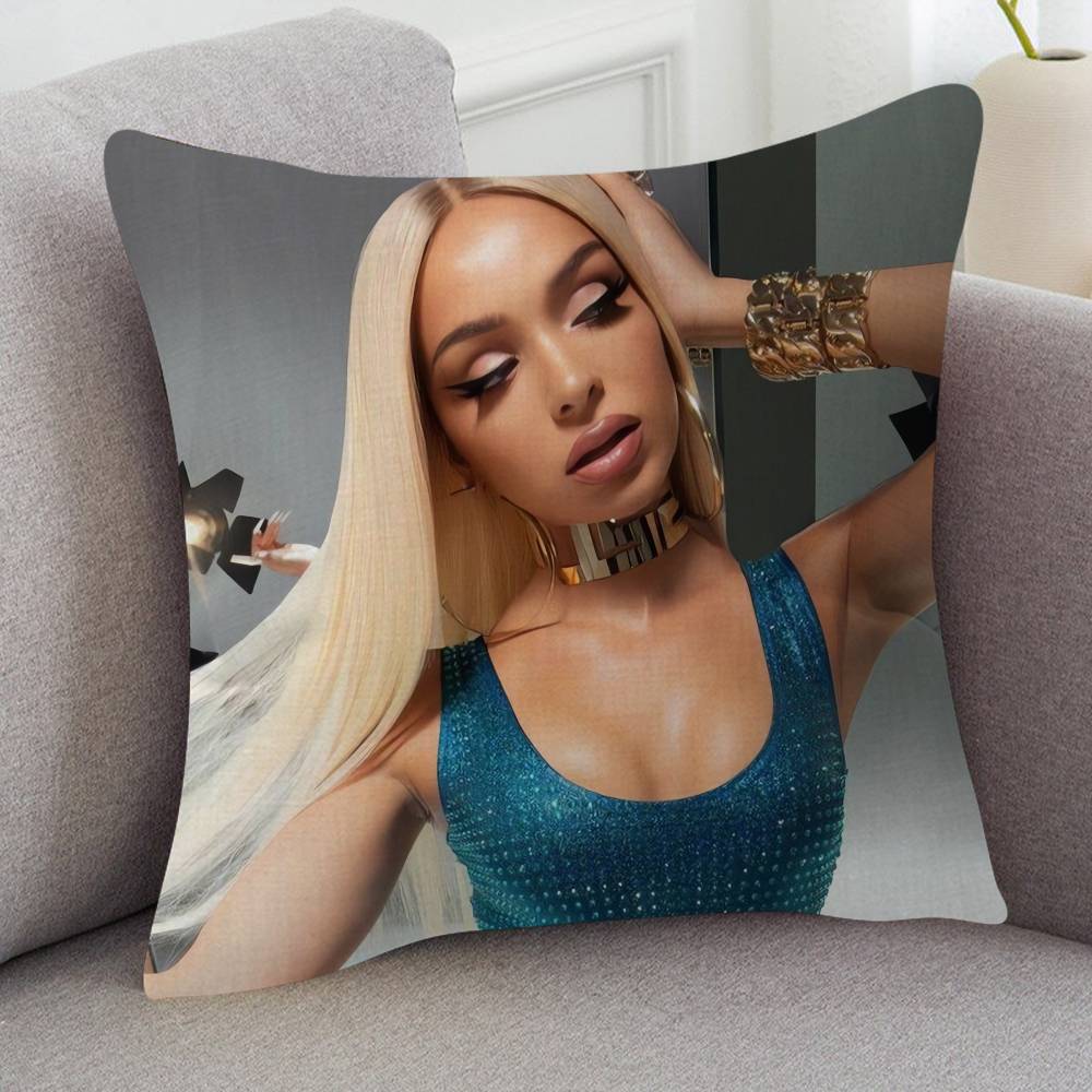 Singer Bad Gyal Pillow Case Soft Double Sided Print Sofa Cushion Cover Throw Pillow Covers