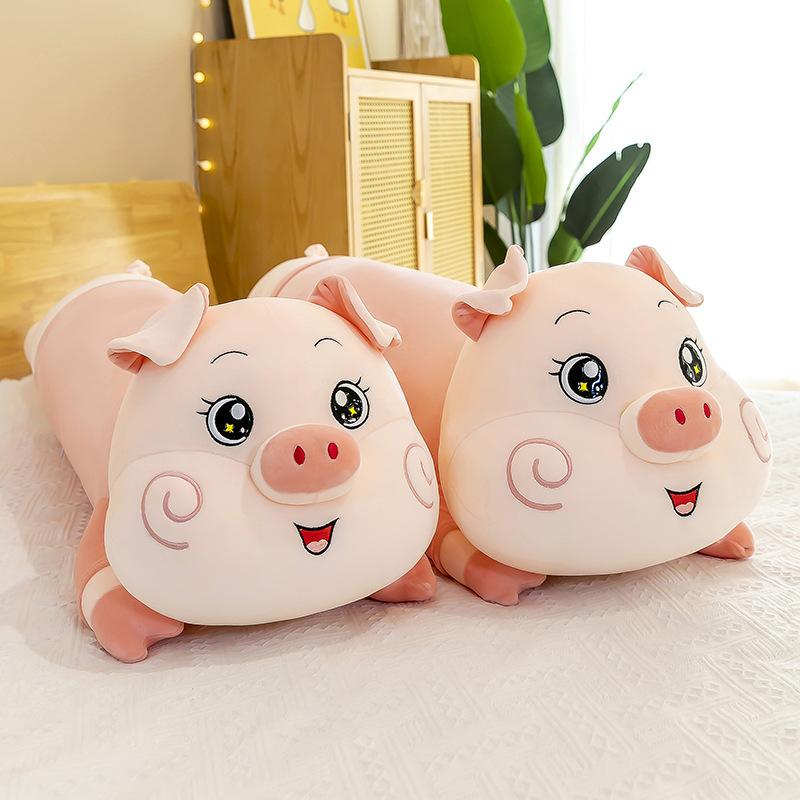 Lie Lie Pig Doll Girl Bed Large Plush Toy Pig Pig Sleeping Pillow Gift Doll Girl Sleeping Soft