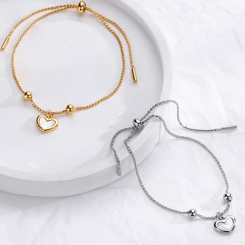 French Love Shell Bracelet for Women Ladies Trend Adjustable Chain Bracelerts Party Jewelry Accessories