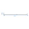 10pcs Hanging Hook Steel Display Hangers 5-20cm Square Pipe Clip Tube Clamp Easy Install Supermarket Display Goods Garage Garden