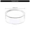 16Pcs Clear Baseball Stands Plastic Round Display Stand Clear Rings Baseball Stands for Spheres Jewelry Collections