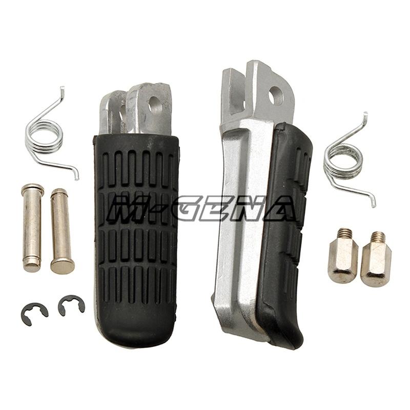 Motorcycle Front Footrests Foot pegs For Honda CBR 750F 1000F CB400 750 1300SF CBR600 F2 F3 VTR1000F VFR800 XL1000V Varadero