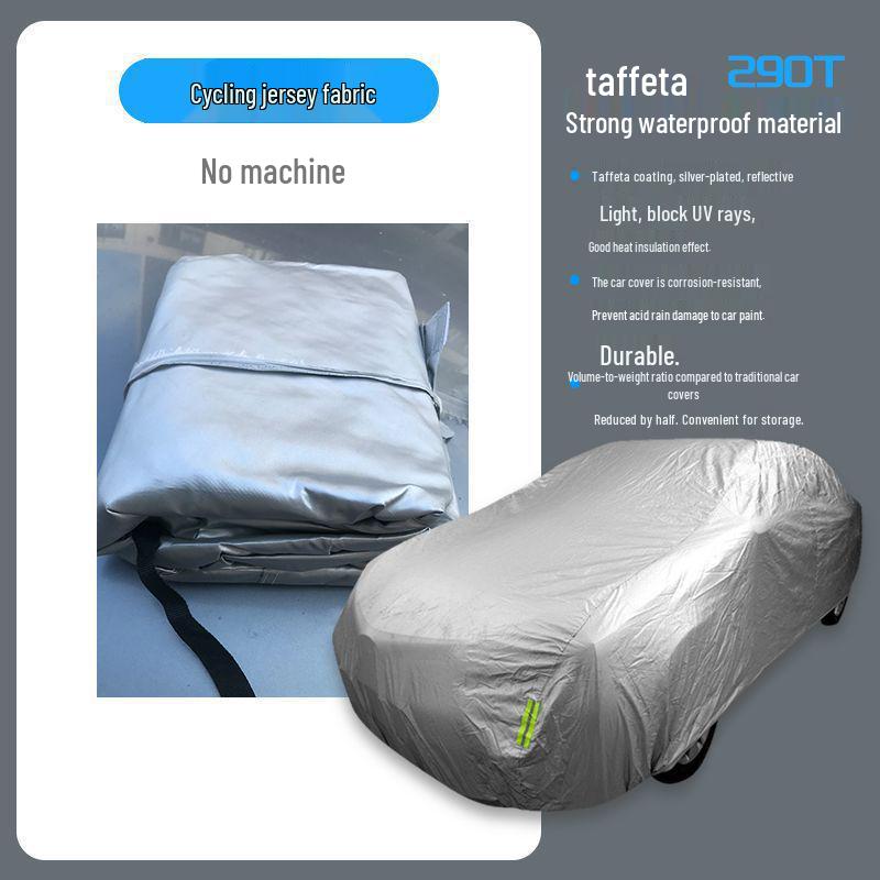 Dedicated Car: Automatic Universal Car Cover for Sun & Rain Protection with Retractable Sunshade & Heat Insulation Leave car model