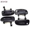 4pcs For 2000-2006 Hyundai Accent 1.5L 1.6L Black Outside Exterior Car Door Handle Front Rear Right Left Driver Passenger