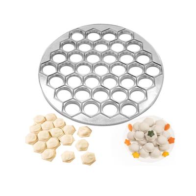 37 Găuri Forme pentru Colțunași Metal Bucătărie Presă Aluat Ravioli Formă pentru Făcut Colțunași Artefact Formă pentru Piele de Colțunași Producție în Lot DIY Paste