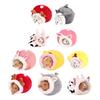 Hamster Cave Bed Cute Animal Design Pets Mini House Cozy Winter Sleeping Nest Warm