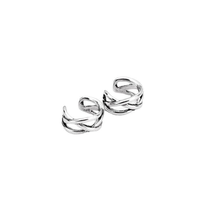 Korean Style Unisex Non-Piercing Ear Clips: Fake Dangle Earrings & Cartilage Studs for Men & Women