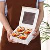 Clear Window Cupcake Boxes with Inserts Cake Holder Carrier for Holiday Parties Baking Supplies and Special Events