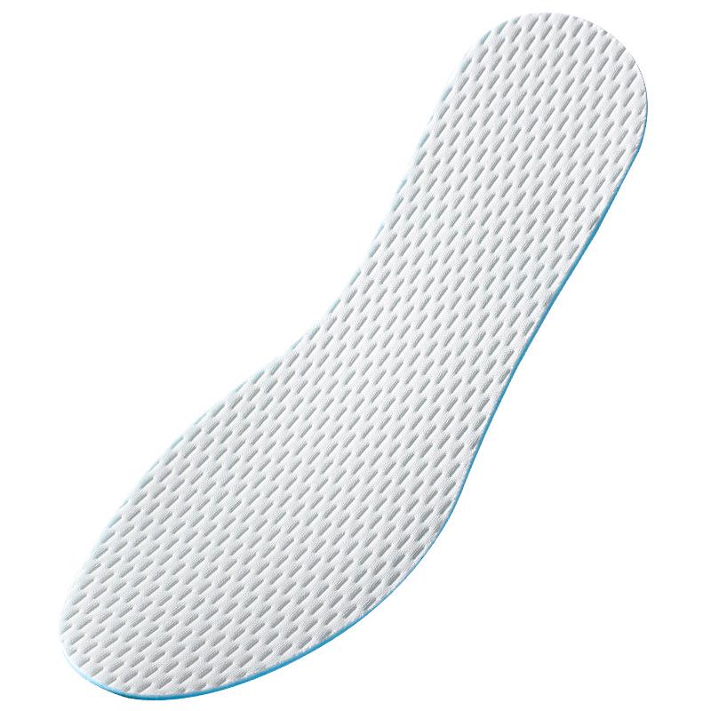 CoolComfy Breathable Summer Deodorant Latex Insoles for Barefoot Running - Absorbent, Soft, and Unisex