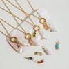 Twelfth Birthstone Pearl Necklace Necklace Stainless Steel Clavicle Chain Accessories