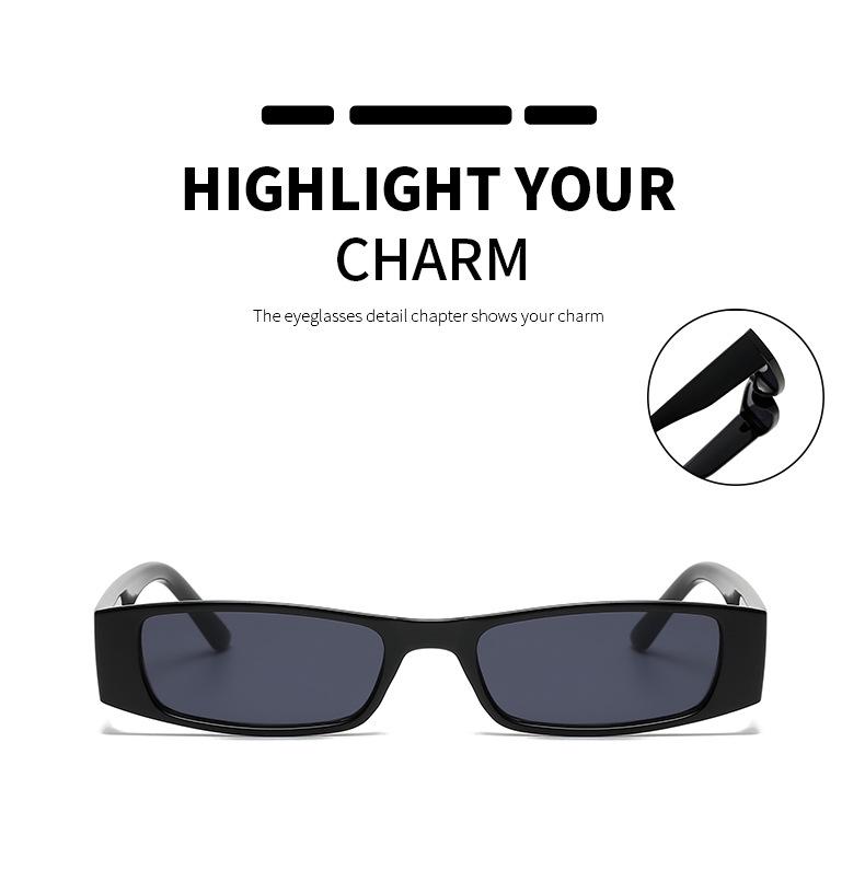 Trendy Retro Small Frame Square Sunglasses for Women & Men - S21101