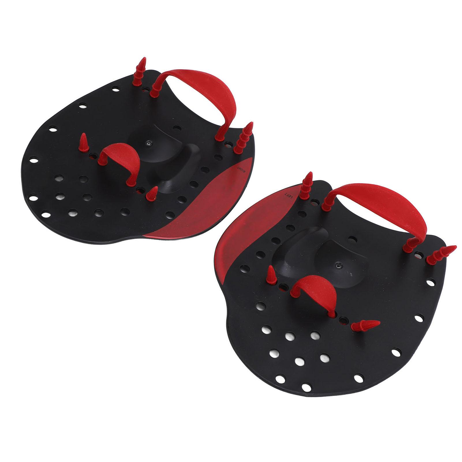 

1 пара плавающих лопаток для рук из силикона и полипропилена, регулируемые плавники для рук, весла для плавания