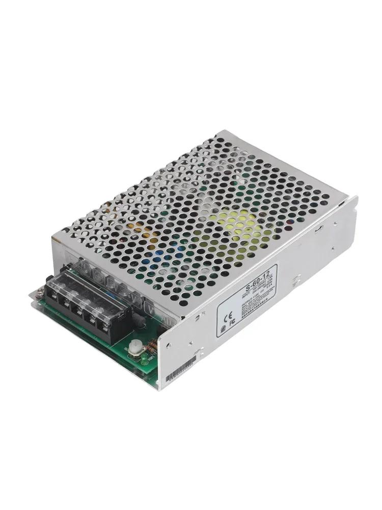 S-60-12 Switching Power Supply 60W 12V 5A For 12V Devices For 12V LED Strips,floodlights,routers,cameras, Audio/video, Printers