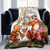 1pc, Winnie the Pooh and Tigger Movie Home Decor Blanket: A Perfect Gift for Bedroom, Living Room, Travel, Camping, Car