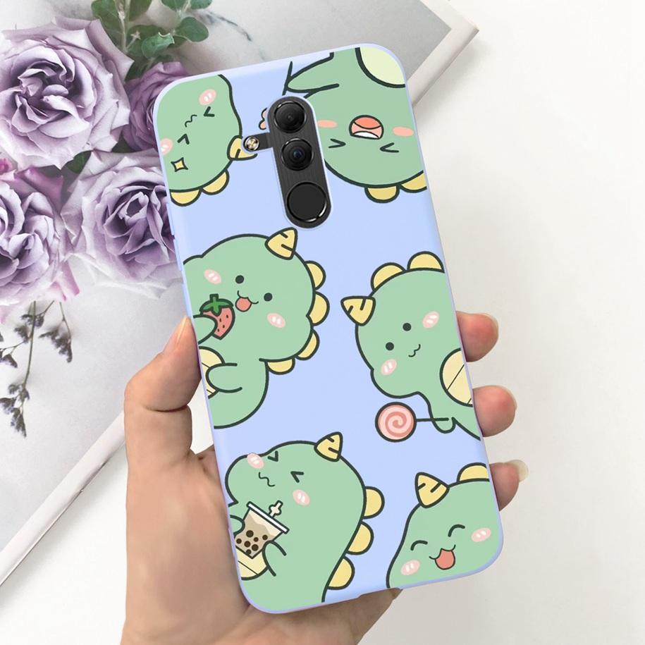 For Huawei Mate 20 Lite Case SNE-LX1 SNE-LX2 SNE-LX3 Protect Cover Popular Flower Soft Silicone Funda For Mate20 Lite Phone Case