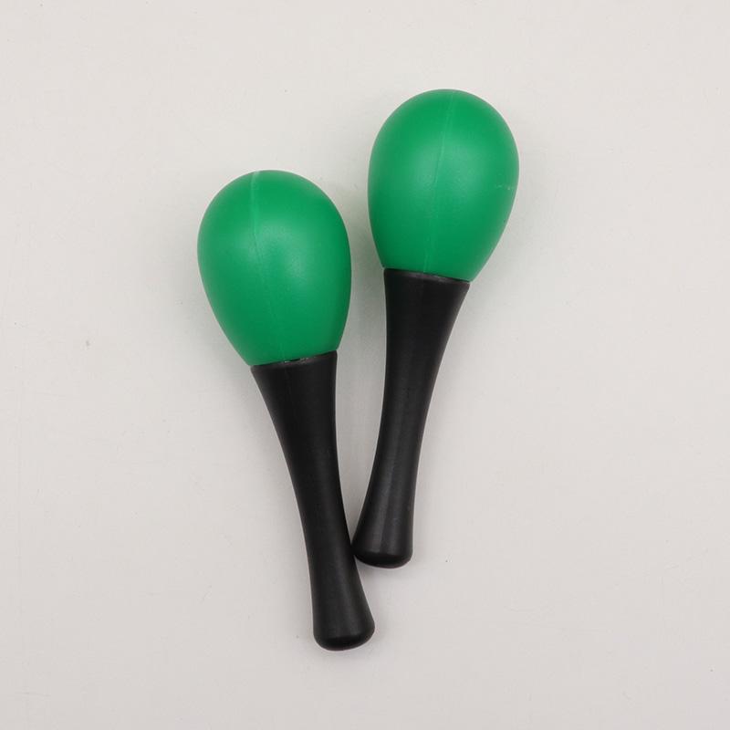 2pcs Maraca set of small shakers, Orff percussion instruments, shakers - Christmas KVT party, Halloween event зелёный