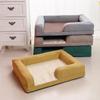 Winter Warm Pet Bed: Removable, Washable, All-Season Nest for Deep Sleep - Suitable for Dogs and Cats.