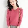 Herbst Winter Neues Rundhals Langarm Damen Stricktop Übergröße Pullover Pullover Unter- und Oberbekleidung Basisschicht