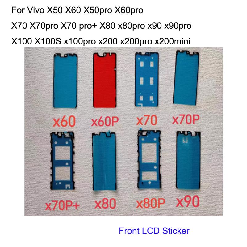 Nastro Adesivo Per Vivo x23 x27 X50 X60 X70 X80 x90 X100 x200 Colla 3M Adesivo Telaio di Supporto LCD Anteriore Nastro Copertura Batteria Posteriore