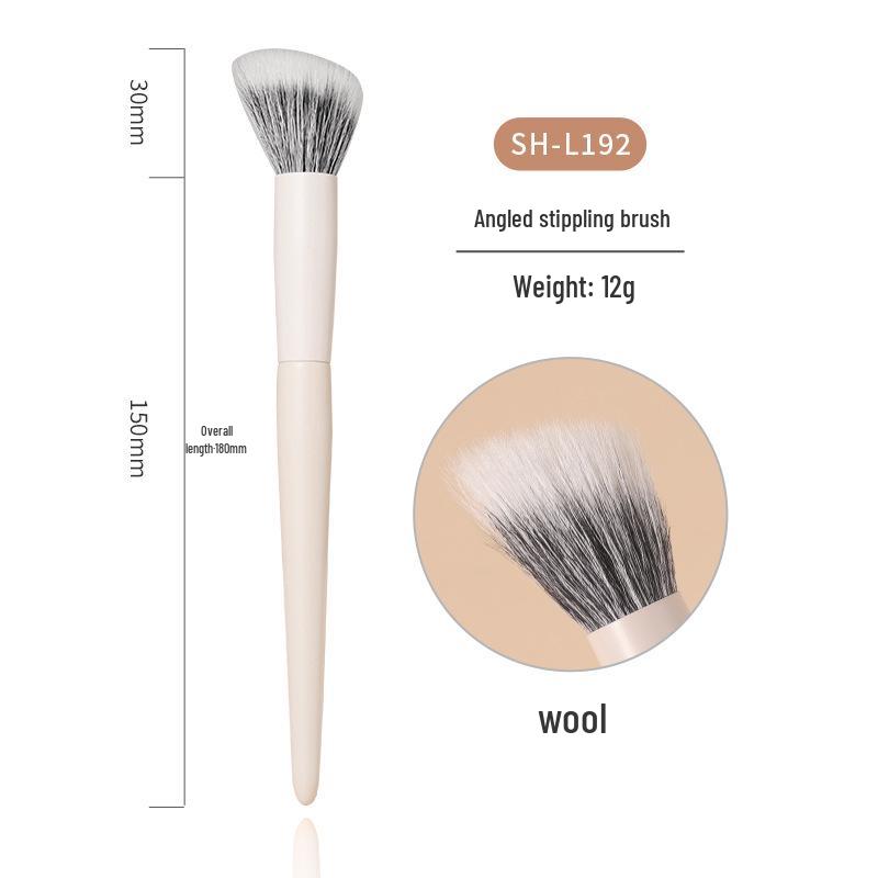 Centennial Goat Hair Blush & Highlighter Brush - Ultra Soft Wool Powder Makeup Brush