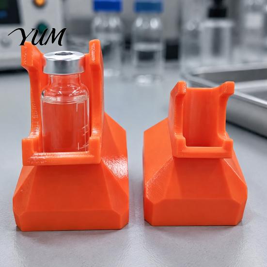 Manual Label Applicator 1/2Pcs Vial Tool for 3ML/10ML Vials, Bottle Labeling Positioning Alignment Tool, Sticker Application Tilted Desktop Stand DIY