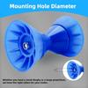 3inch/4inch Boat Trailer Roller Bow Stop with 1/2" Shaft Bow Stop for Boat Trailers Blue Bow Roller.