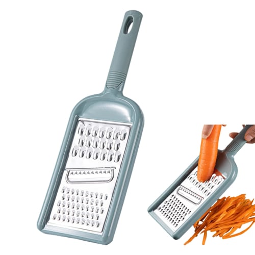 

Liroyal julienne grater, stainless steel grater, multi-function grater, full veggie, thick, dishwasher safe, sharp, coarse silk filament, peels ginger