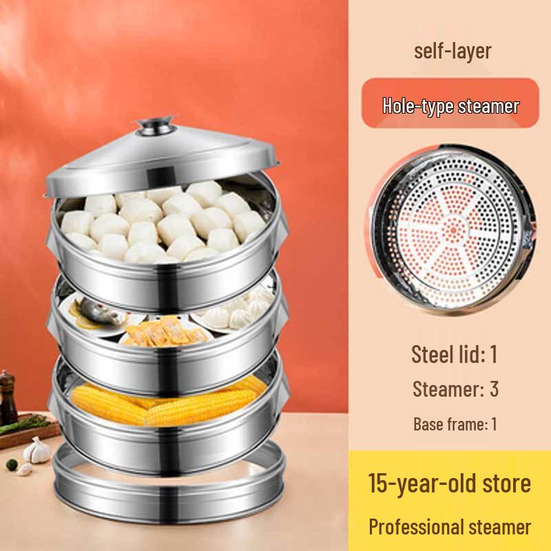 Lijia Stainless Steel Multi-layer Steamer Pot