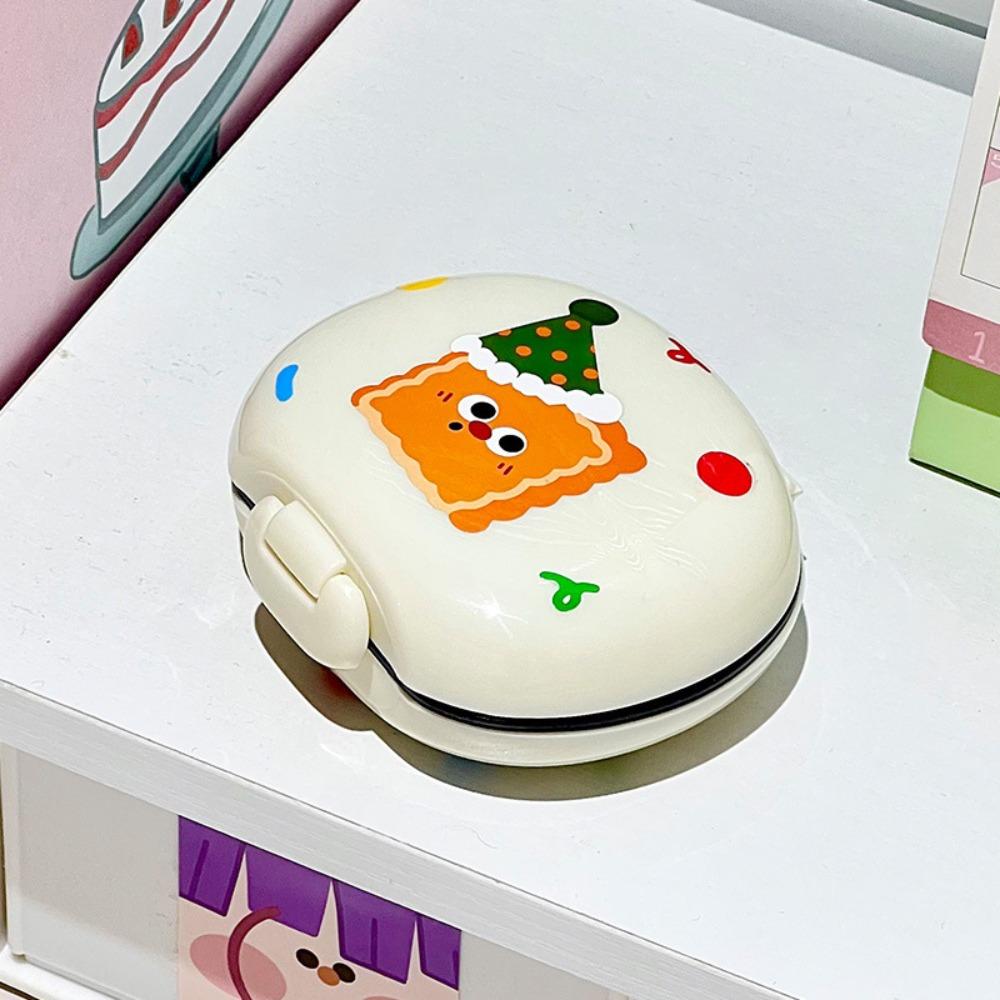 

Cartoon Storage Box Moisture-proof Portable Organizer Box with Dividers Multi-function Jewelry Box Earrings and Necklaces