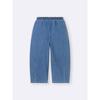 GU by Uniqlo Pantaloni scurți din denim deschis, model butoi, lungime 57,0 cm