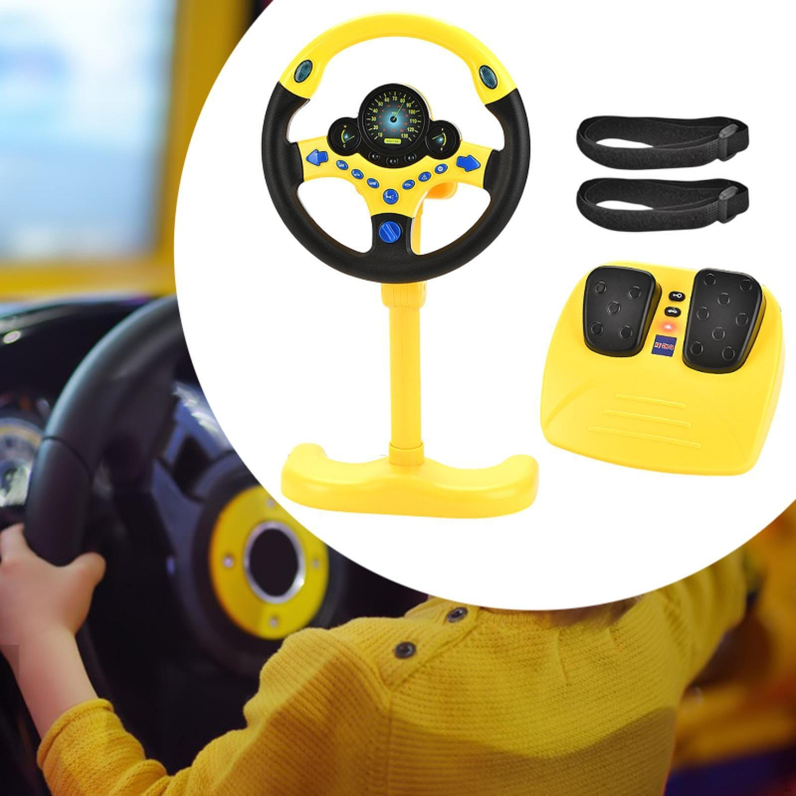 

Имитация руля для детей, симулятор детского сиденья, многофункциональная звучащая игрушка с музыкой