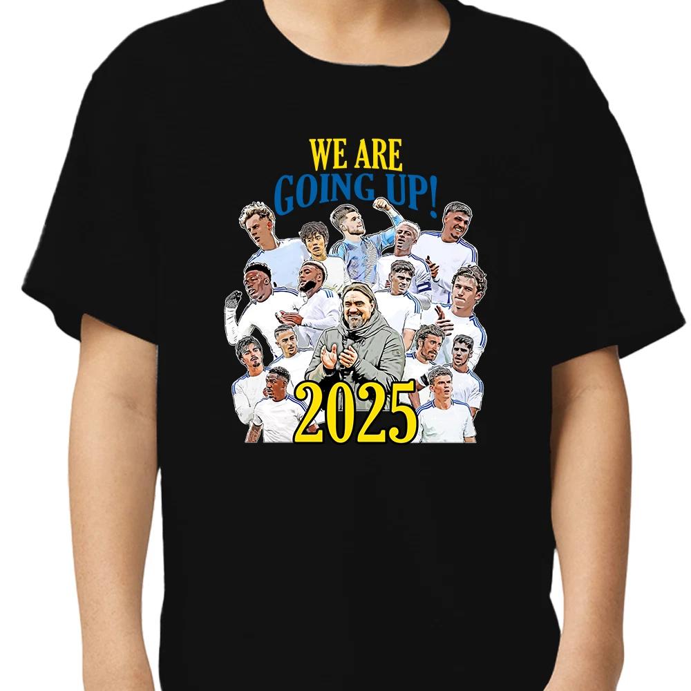 Leeds Utd Promoted 2025 Kids T-Shirt Tee 3-13 Years Leeds Fans Players T-Shirt S