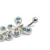 Les Trésors De Lily [I1351] - Turquoise 'Butterflies' Body Piercing
