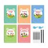 Children Groove Calligraphy Practice Book Pen control training Reusable Copy Book Learning early childhood education set for Kid