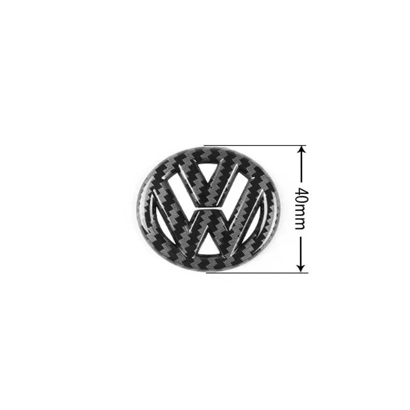 qwe3For VOLKSWAGEN VW Car Interior Steering Wheel Emblem Badge Stickers Accessories For Volkswagen GTI R-Line R Polo T5 Golf Passat