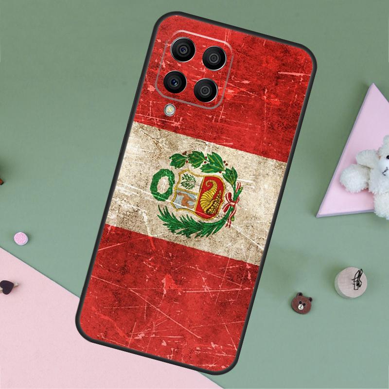 Peru Flag For Samsung Galaxy M20 M06 M16 M12 M13 M14 M15 M35 M55 M34 M54 M33 M53 M21 M31 M32 M52 Case