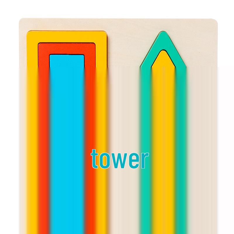 

Трансграничное геометрическое познание и игра-головоломка на сопоставление фигур: Деревянные строительные блоки для образования в раннем детстве