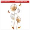 Beautiful Flower Wall Sticker For Living Room Background Decor Self-Adhesive Home Decor