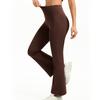 Women's -Color High-Waisted Flared Pants — Butt-Lifting Fitness, Dance, And Sportswear