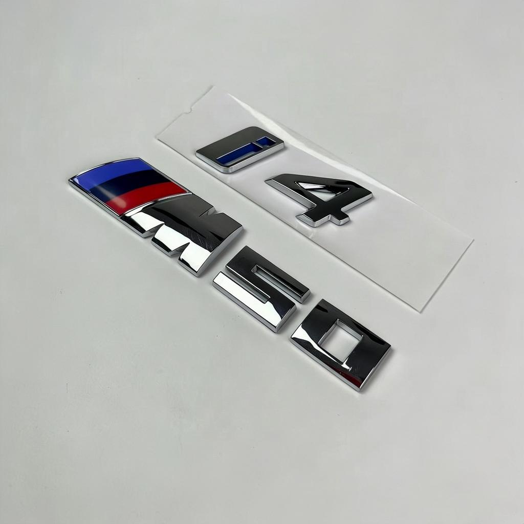 Rear Badge Emblem Letter Sticker For BMW iX3 I4 I7 M50 M60 M70L Car Rear Trunk Logo Decal Auto Exterior Styling Accessories X3 I