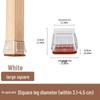 Thickened Silent Felt Silicone Chair Leg Covers - Furniture Foot Protectors