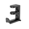 360° Rotating Headphone Stand PC Gaming Headphone Desktop Hook and Cable Clamp Headphone Stand